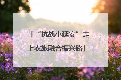 “抗战小延安”走上农旅融合振兴路