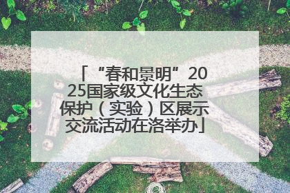 “春和景明”2025国家级文化生态保护（实验）区展示交流活动在洛举办