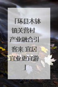 环县木钵镇关营村 产业融合引客来 宜居宜业更宜游