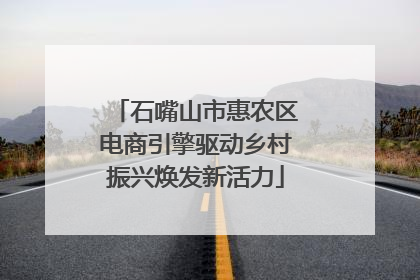 石嘴山市惠农区电商引擎驱动乡村振兴焕发新活力