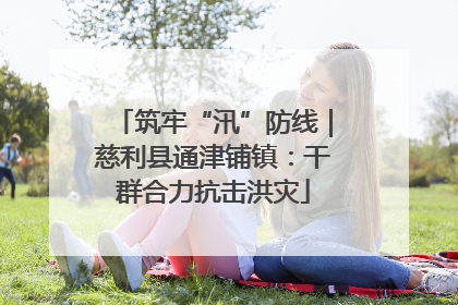 筑牢“汛”防线｜慈利县通津铺镇：干群合力抗击洪灾
