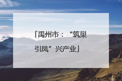 禹州市：“筑巢引凤”兴产业