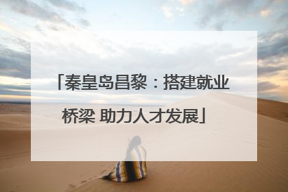 秦皇岛昌黎：搭建就业桥梁 助力人才发展