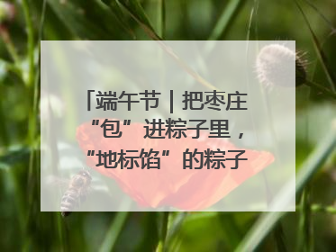 端午节｜把枣庄“包”进粽子里，“地标馅”的粽子诞生了！