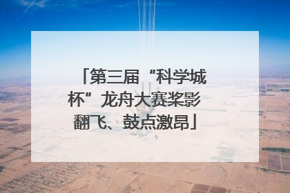 第三届“科学城杯”龙舟大赛桨影翻飞、鼓点激昂