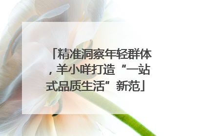精准洞察年轻群体，羊小咩打造“一站式品质生活”新范