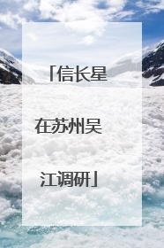 信长星在苏州吴江调研