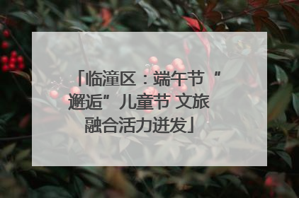 临潼区：端午节“邂逅”儿童节 文旅融合活力迸发