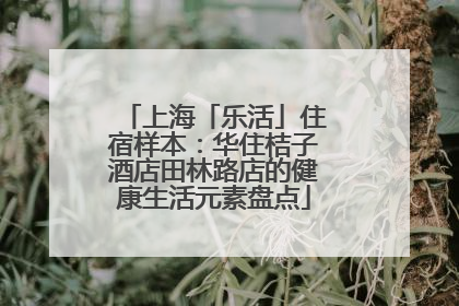 上海「乐活」住宿样本：华住桔子酒店田林路店的健康生活元素盘点
