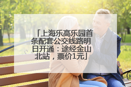 上海乐高乐园首条配套公交线路明日开通：途经金山北站，票价1元