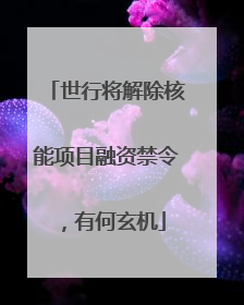 世行将解除核能项目融资禁令，有何玄机