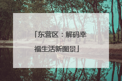 东营区：解码幸福生活新图景