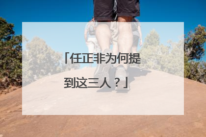 任正非为何提到这三人？