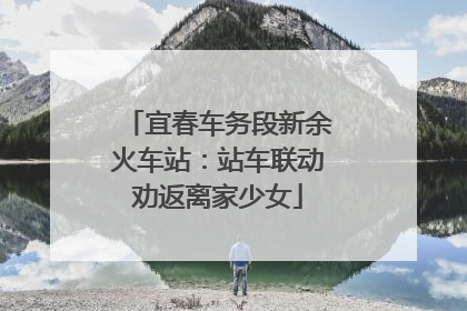 宜春车务段新余火车站：站车联动劝返离家少女