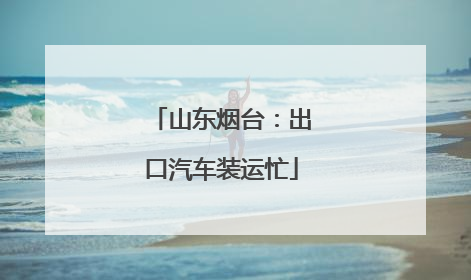 山东烟台：出口汽车装运忙