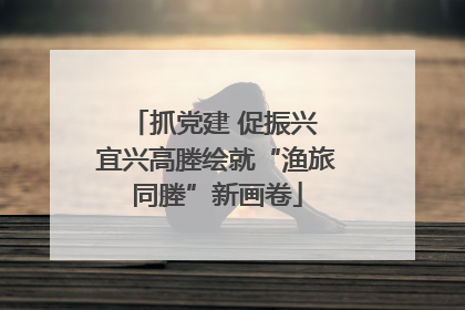 抓党建 促振兴 宜兴高塍绘就“渔旅同塍”新画卷