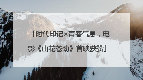 时代印记×青春气息，电影《山花苍劲》首映获赞
