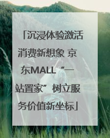 沉浸体验激活消费新想象 京东MALL“一站置家”树立服务价值新坐标