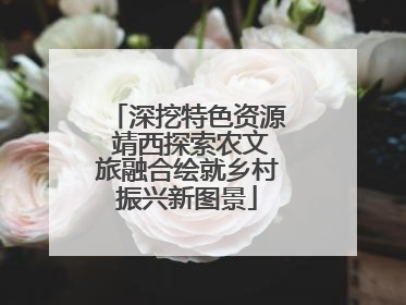 深挖特色资源 靖西探索农文旅融合绘就乡村振兴新图景