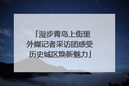 漫步青岛上街里 外媒记者采访团感受历史城区焕新魅力