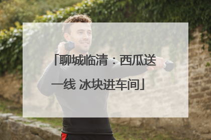 聊城临清：西瓜送一线 冰块进车间