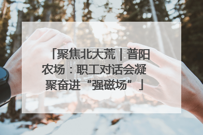 聚焦北大荒｜普阳农场：职工对话会凝聚奋进“强磁场”