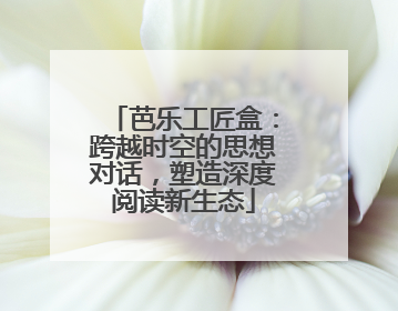 芭乐工匠盒：跨越时空的思想对话，塑造深度阅读新生态