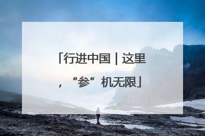 行进中国｜这里，“参”机无限