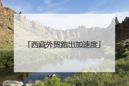 西藏外贸跑出加速度