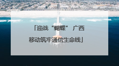 迎战“蝴蝶” 广西移动筑牢通信生命线