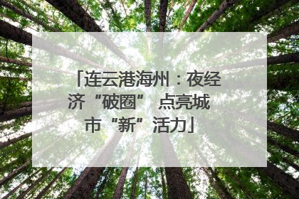 连云港海州：夜经济“破圈” 点亮城市“新”活力