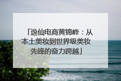 逸仙电商黄锦峰：从本土美妆到世界级美妆先锋的奋力跨越