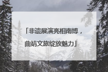 非遗展演亮相南博，曲靖文旅绽放魅力