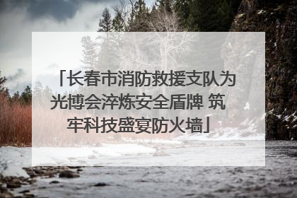长春市消防救援支队为光博会淬炼安全盾牌 筑牢科技盛宴防火墙