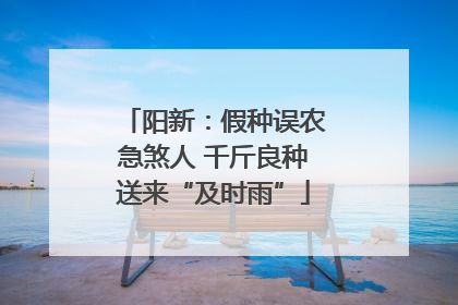 阳新：假种误农急煞人 千斤良种送来“及时雨”