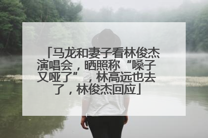 马龙和妻子看林俊杰演唱会，晒照称“嗓子又哑了”，林高远也去了，林俊杰回应