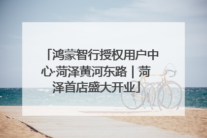 鸿蒙智行授权用户中心·菏泽黄河东路｜菏泽首店盛大开业