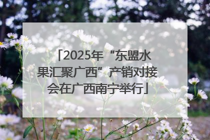 2025年“东盟水果汇聚广西”产销对接会在广西南宁举行