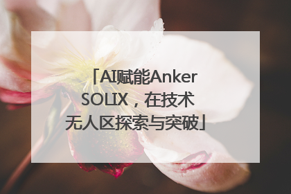AI赋能Anker SOLIX，在技术无人区探索与突破