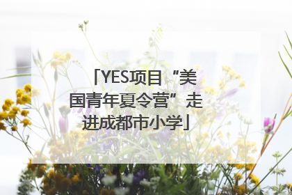 YES项目“美国青年夏令营”走进成都市小学